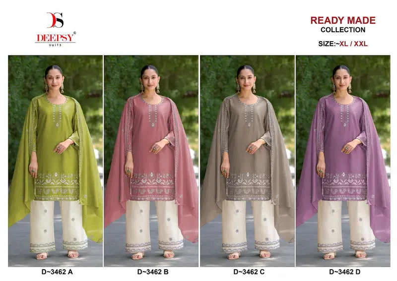 Deepsy D 3462 A To D Cotton Embroidered Salwar Kameez Collection
