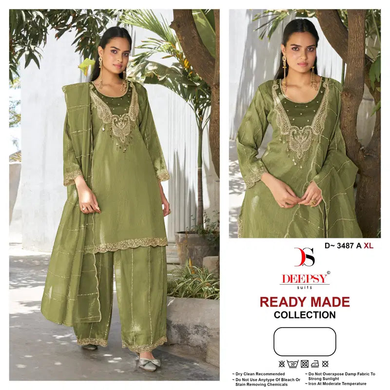 Deepsy D 3487 Salsa Silk Beats Worked Salwar Kameez