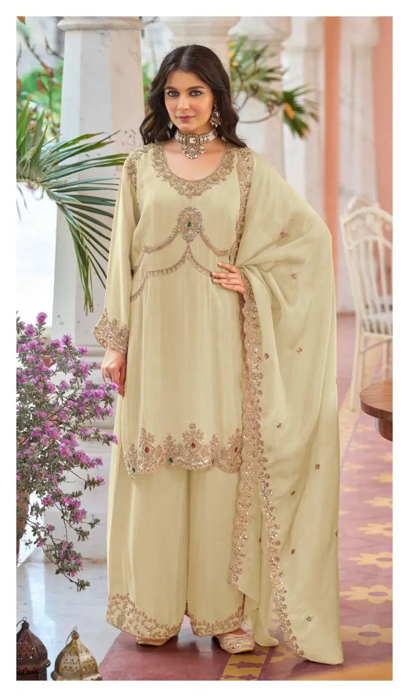 Deepsy D 3493 A To D Readymade Viscose Tissue Silk Beats Work Salwar Kameez