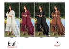 Deepsy Elaf 1722 A To D Cotton Embroidered Salwar Kameez Collection