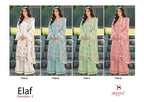 Deepsy Elaf 1744 A To D Cotton Embroidered Salwar Kameez Collection