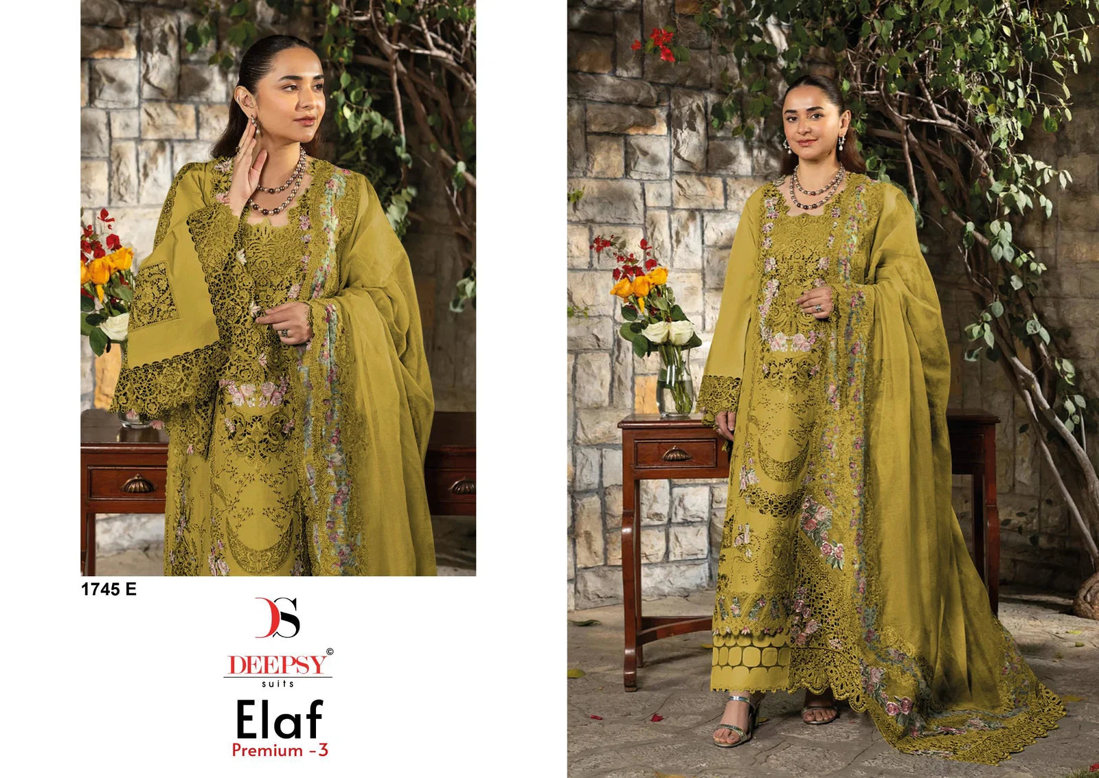 Deepsy Elaf 1745 E To I Cotton Embroidered Salwar Kameez