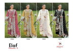 Deepsy Elaf 1746 A To D Cotton Embroidered Salwar Kameez Collection