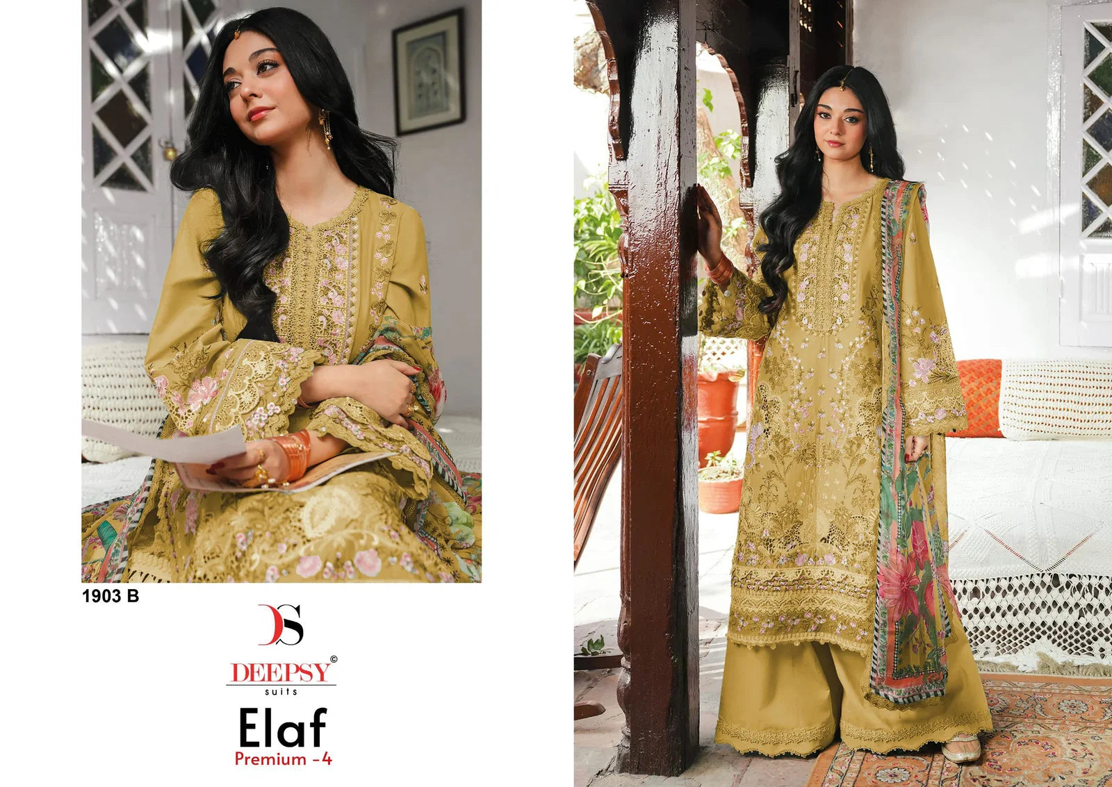 Deepsy Elaf Premium Vol 4 Cotton Embroidered Salwar Kameez