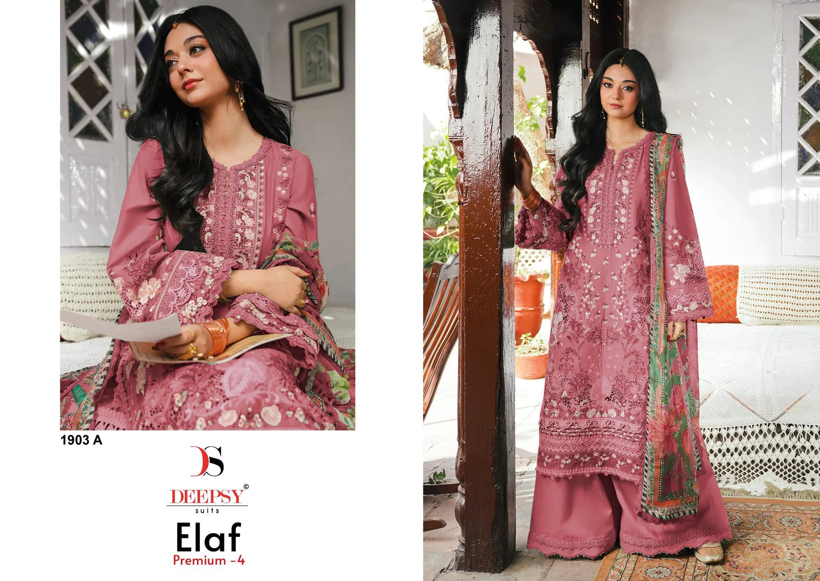 Deepsy Elaf Premium Vol 4 Cotton Embroidered Salwar Kameez