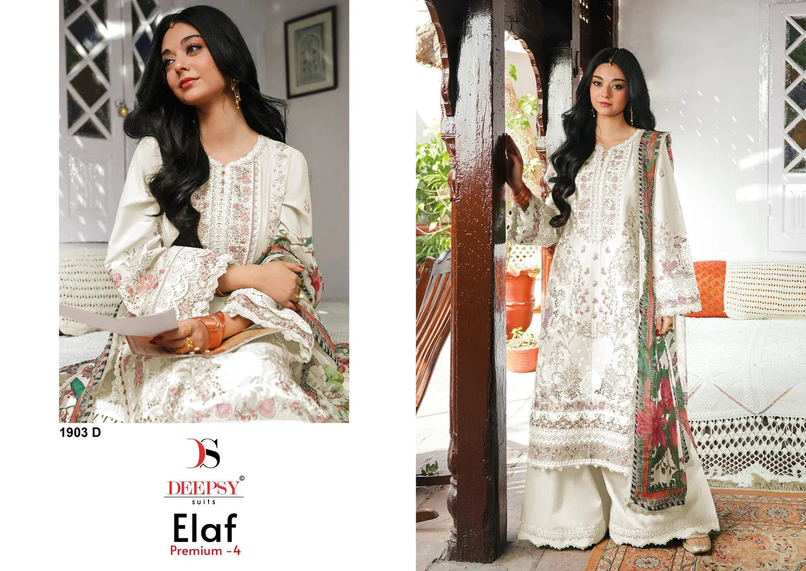 Deepsy Elaf Premium Vol 4 Cotton Embroidered Salwar Kameez