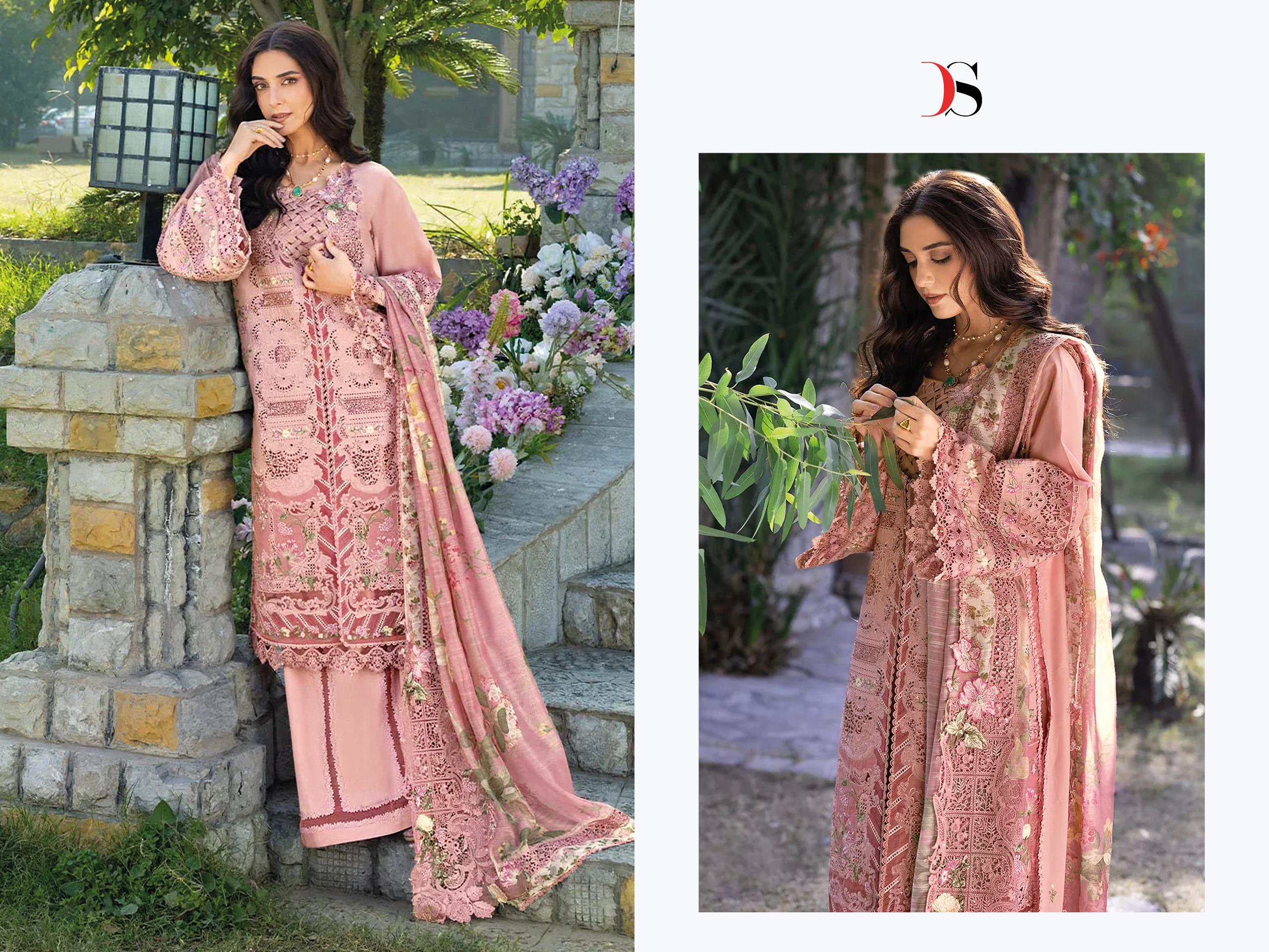 Deepsy Elaf Premium Luxury Vol 3 Lawn Cotton With Embroidered Salwar Kameez