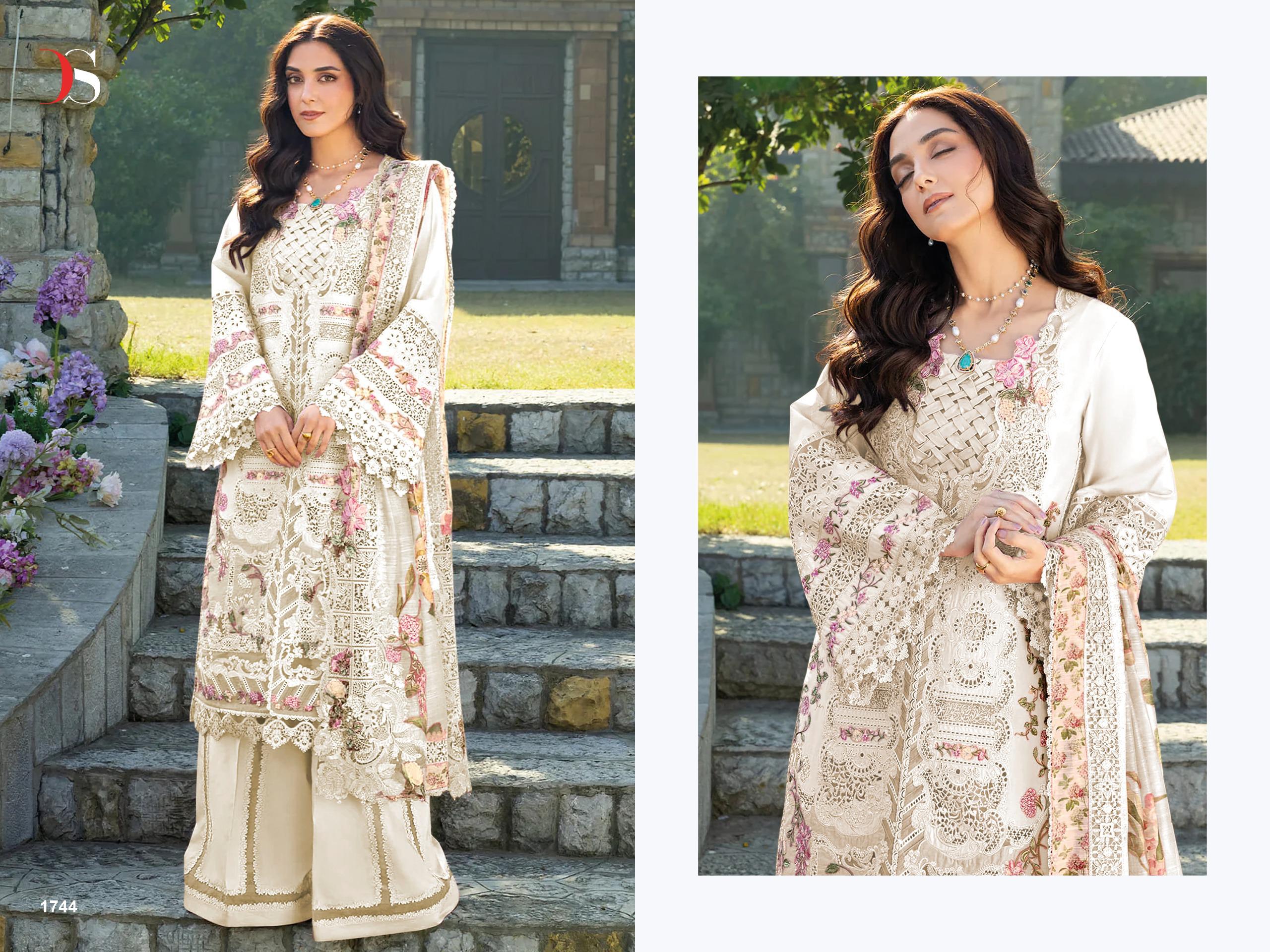Deepsy Elaf Premium Luxury Vol 3 Lawn Cotton With Embroidered Salwar Kameez