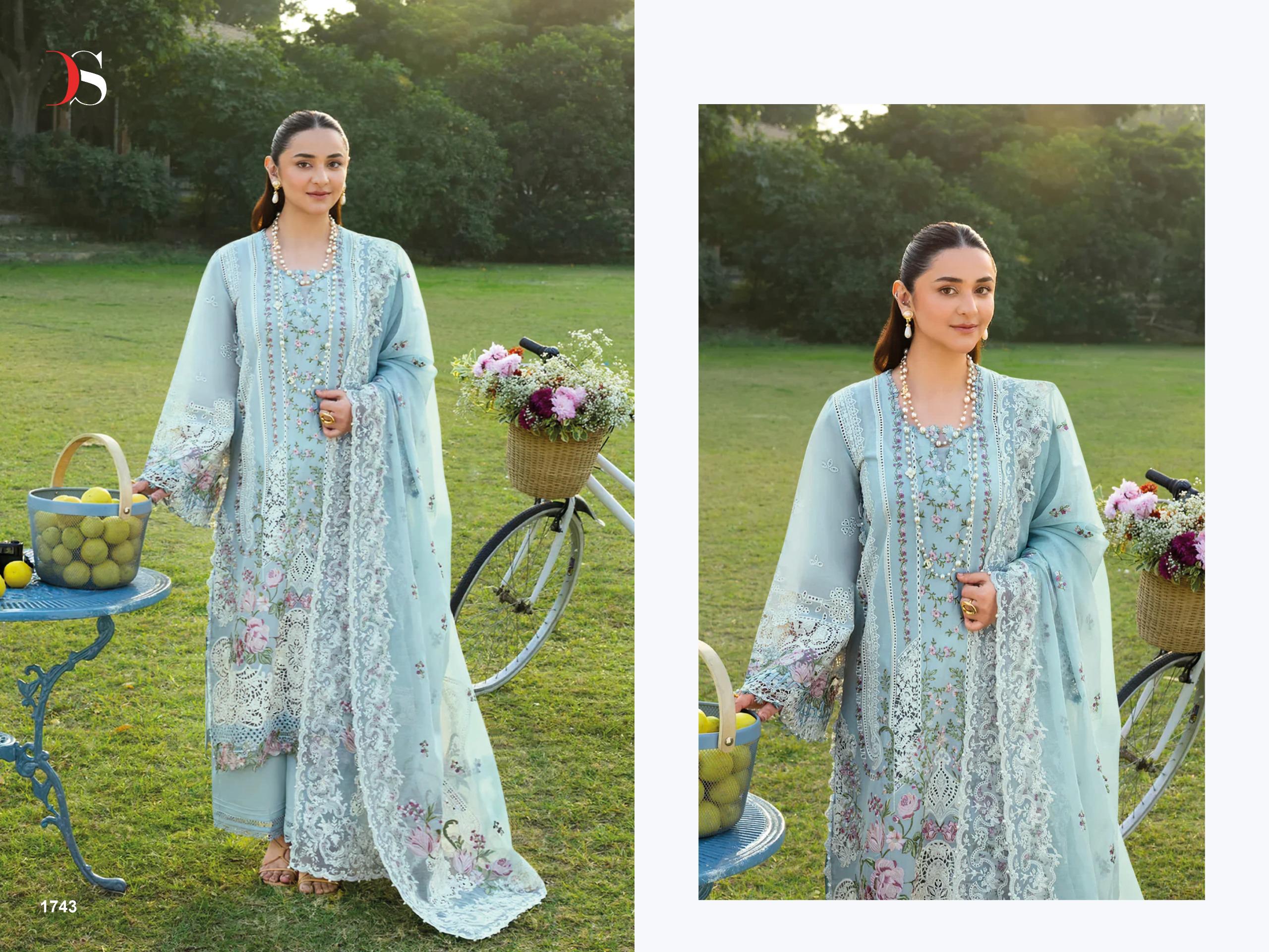 Deepsy Elaf Premium Luxury Vol 3 Lawn Cotton With Embroidered Salwar Kameez