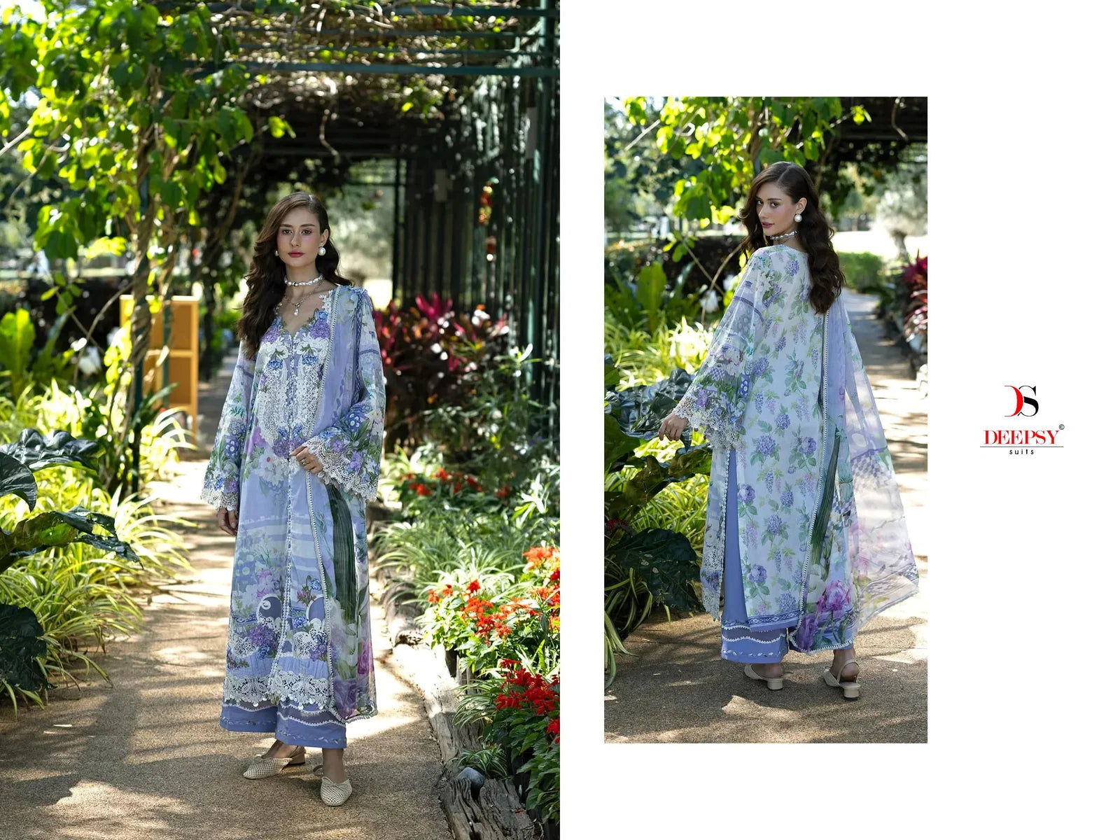 Deepsy Elaf Premium Signature Vol 2 Chiffon Dupatta Cotton Salwar Kameez