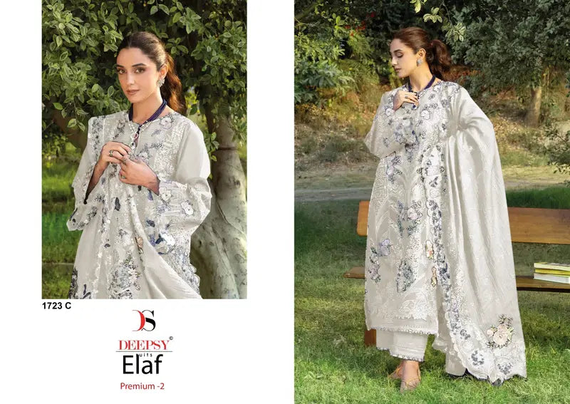 Deepsy Elaf Premium Vol 2 Cotton Embroidered Salwar Kameez