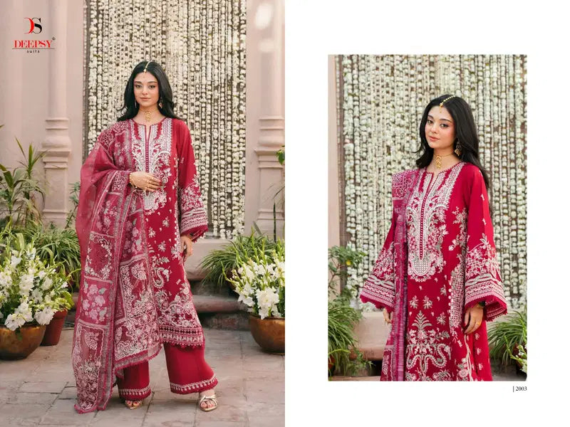 Deepsy Elaf Premium Vol 5 Cotton Embroidered Salwar Kameez