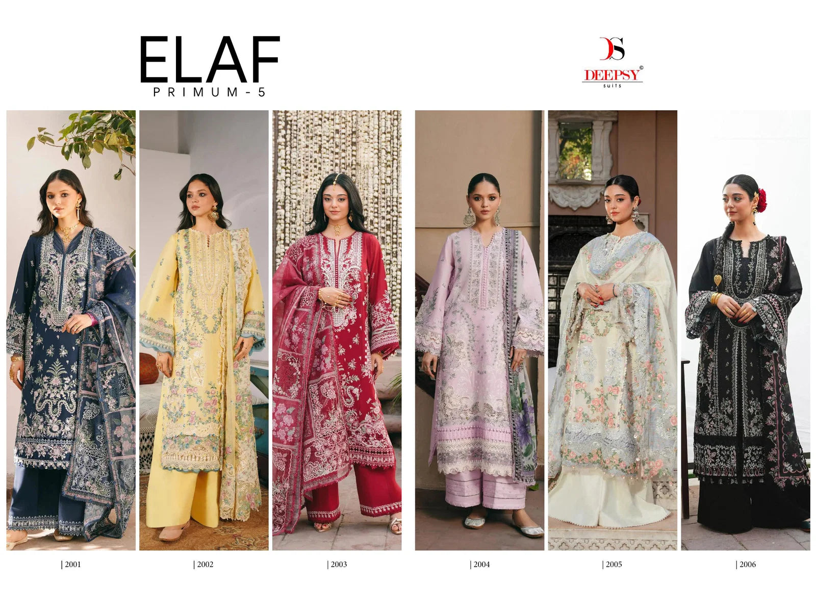 Deepsy Elaf Premium Vol 5 Cotton Embroidered Salwar Kameez