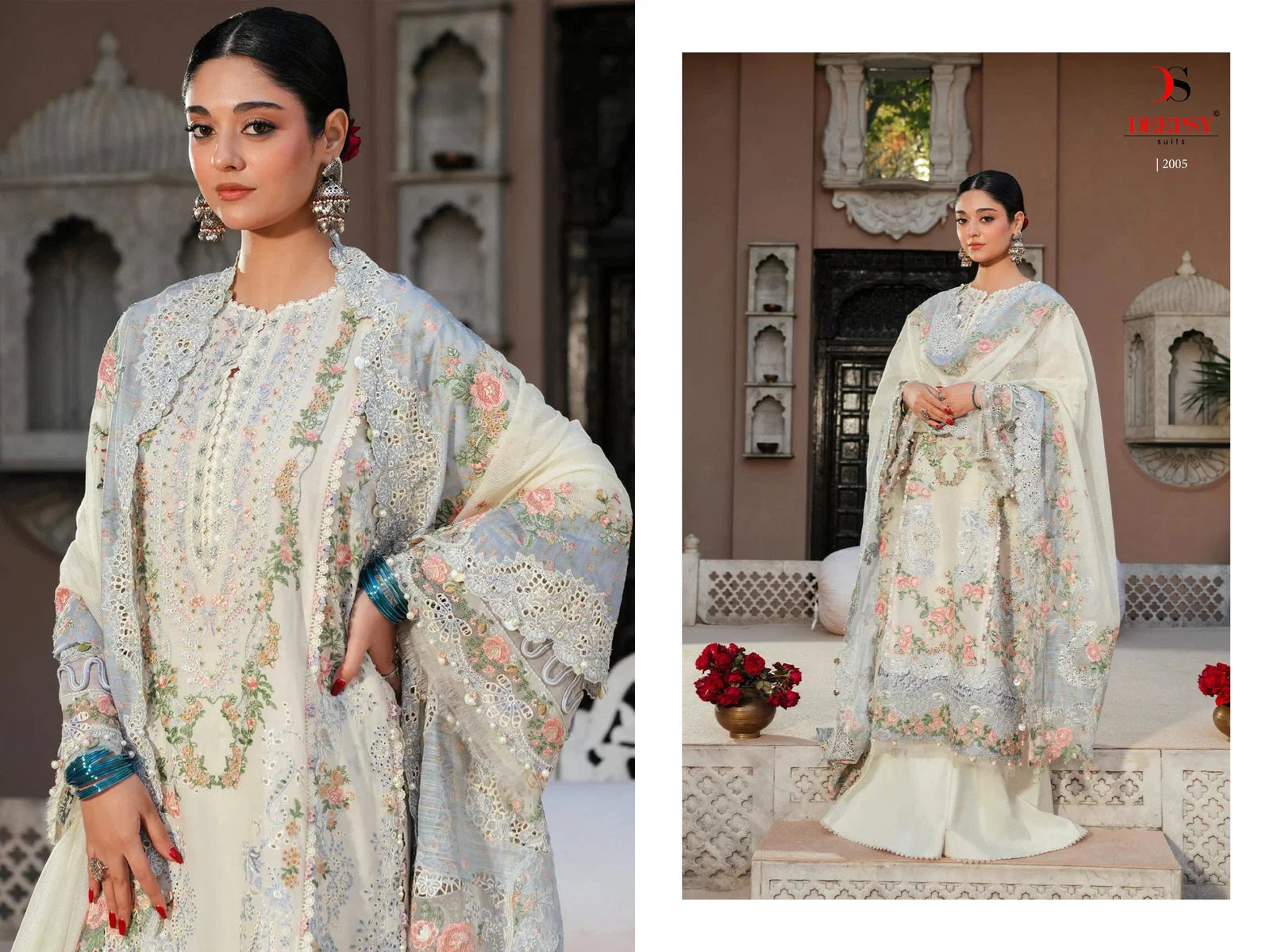 Deepsy Elaf Premium Vol 5 Cotton Embroidered Salwar Kameez