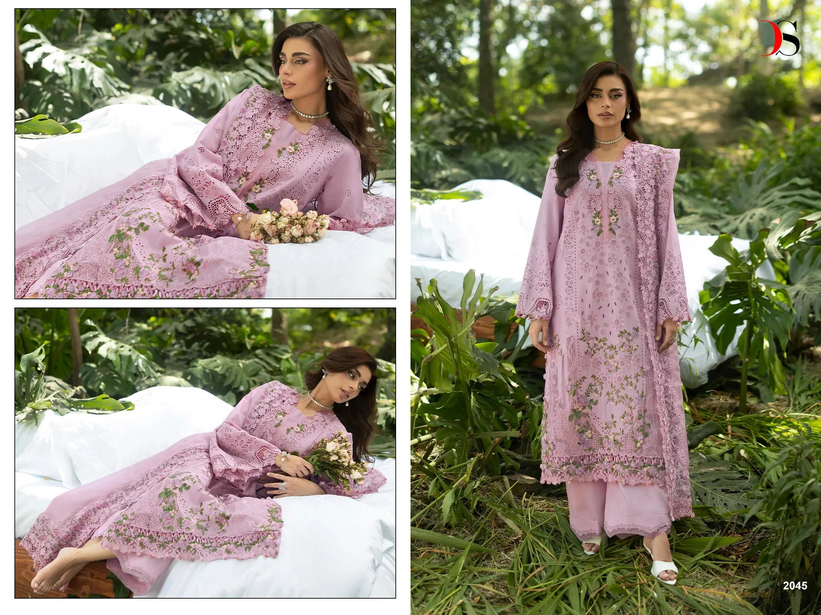 Deepsy Elaf Premium Vol 6 Lawn Cotton Embroidered Salwar Kameez
