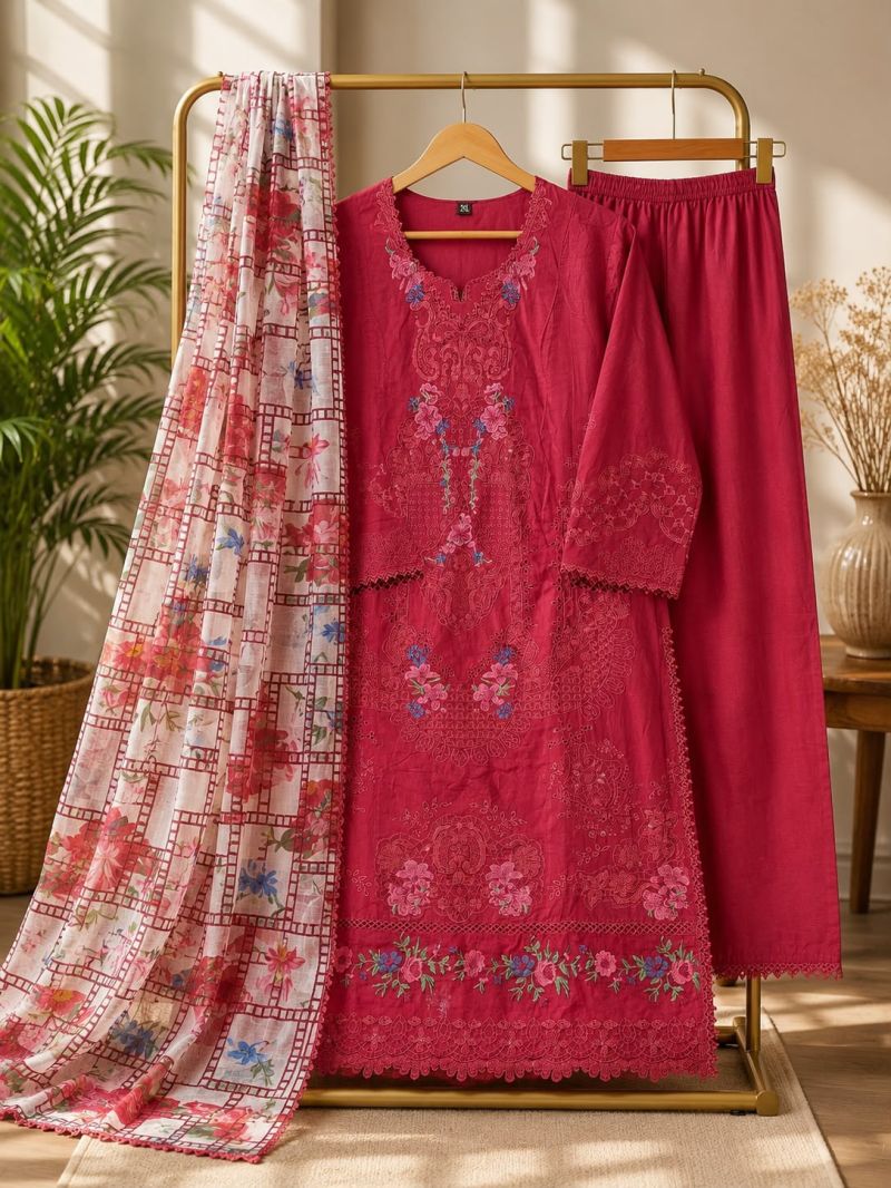 Deepsy Elaf Premium Vol 8 Readymade Cotton Embroidered Salwar Kameez