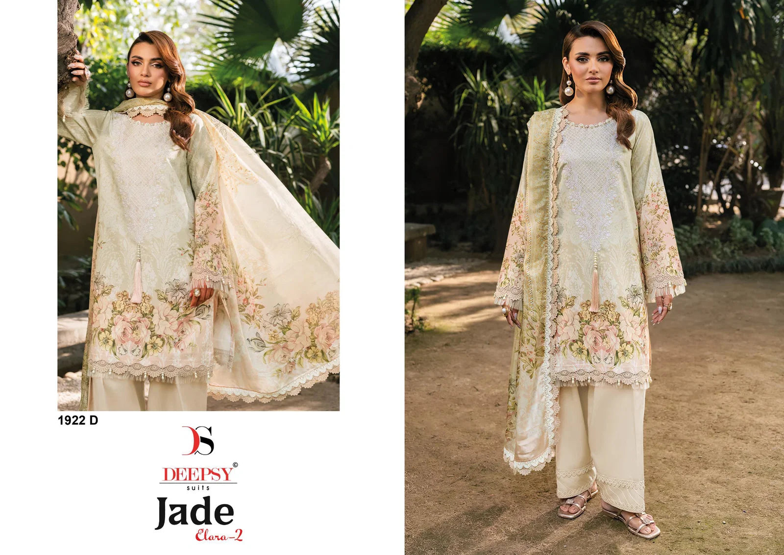 Deepsy Jade 1922 A To D Cotton Dupatta Cotton Patch Embroidered Salwar Kameez