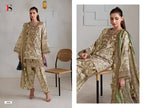 Deepsy Jade Bagh Vol 2 Chiffon Dupatta Cotton Embroidered Salwar Kameez
