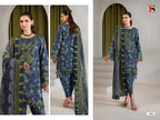 Deepsy Jade Bagh Vol 2 Chiffon Dupatta Cotton Embroidered Salwar Kameez