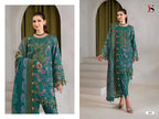 Deepsy Jade Bagh Vol 2 Chiffon Dupatta Cotton Embroidered Salwar Kameez