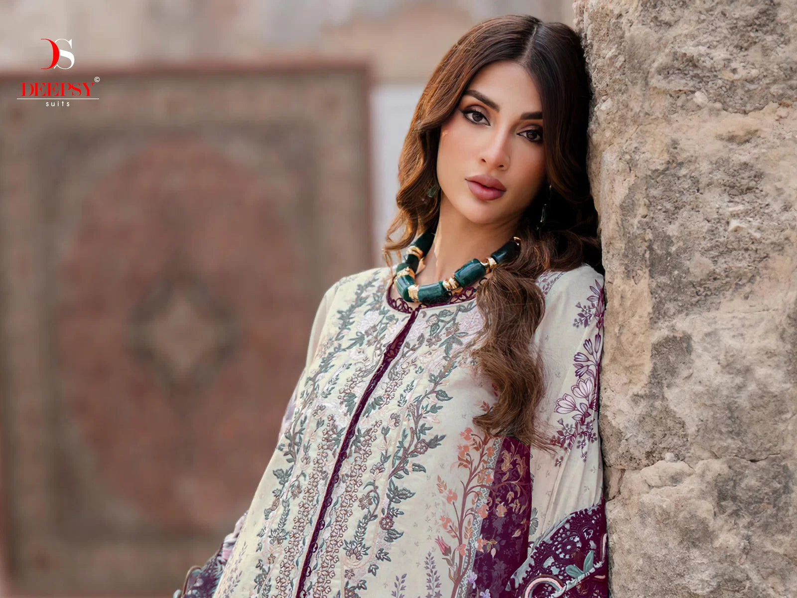 Deepsy Jade Bliss Lawn 25 Vol 4 Cotton Dupatta Cotton Pakistani Suits