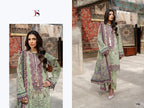Deepsy jade Bliss Lawn Vol 5 Chiffon Dupatta Cotton Patch Embroidered Salwar Kameez