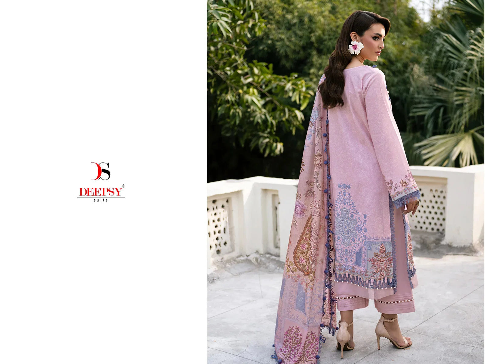 Deepsy Jade Elara Vol 2 Chiffon Dupatta Cotton Embroidered Salwar Kameez