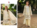 Deepsy Jade Elara Vol 2 Chiffon Dupatta Cotton Embroidered Salwar Kameez