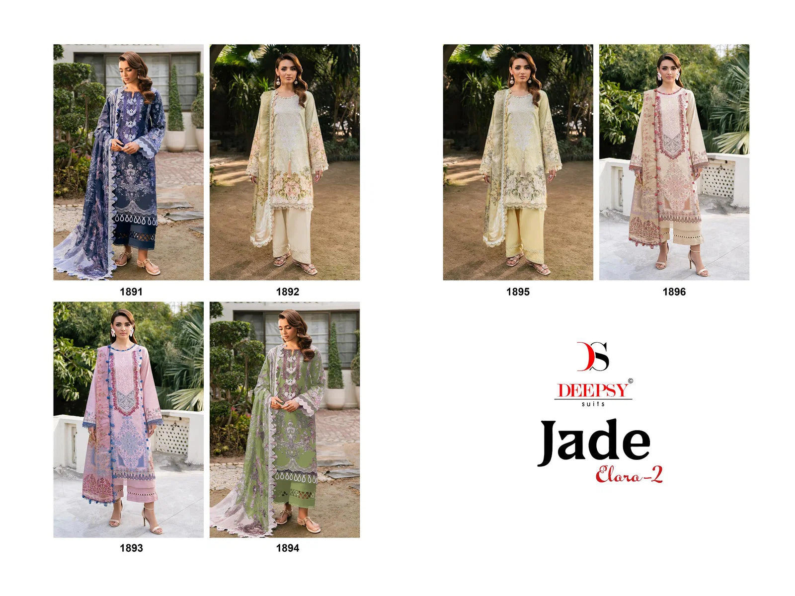 Deepsy Jade Elara Vol 2 Cotton Dupatta Cotton Embroidered Salwar Kameez
