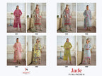 Deepsy Jade Flora Premium Chiffon Dupatta Self Embroidered Salwar Kameez