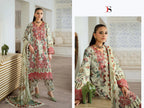 Deepsy Jade Flora Premium Chiffon Dupatta Self Embroidered Salwar Kameez