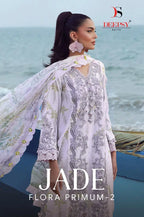 Deepsy Jade Flora Vol 2 Cotton Dupatta Cotton Pakistani Salwar Kameez