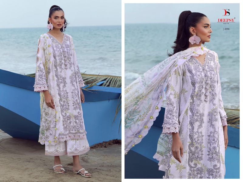 Deepsy Jade Flora Vol 2 Cotton Dupatta Cotton Pakistani Salwar Kameez