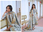 Deepsy Jade Jal Insert Nx Chiffon Dupatta Cotton Pakistani Salwar Kameez