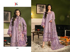 Deepsy Jade Le Premier Vol 2 Cotton Dupatta Cotton Self Embroidered Salwar Kameez