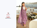 Deepsy Jade Needle Wonder Vol 5 Chiffon Dupatta Cotton Embroidered Salwar Kameez