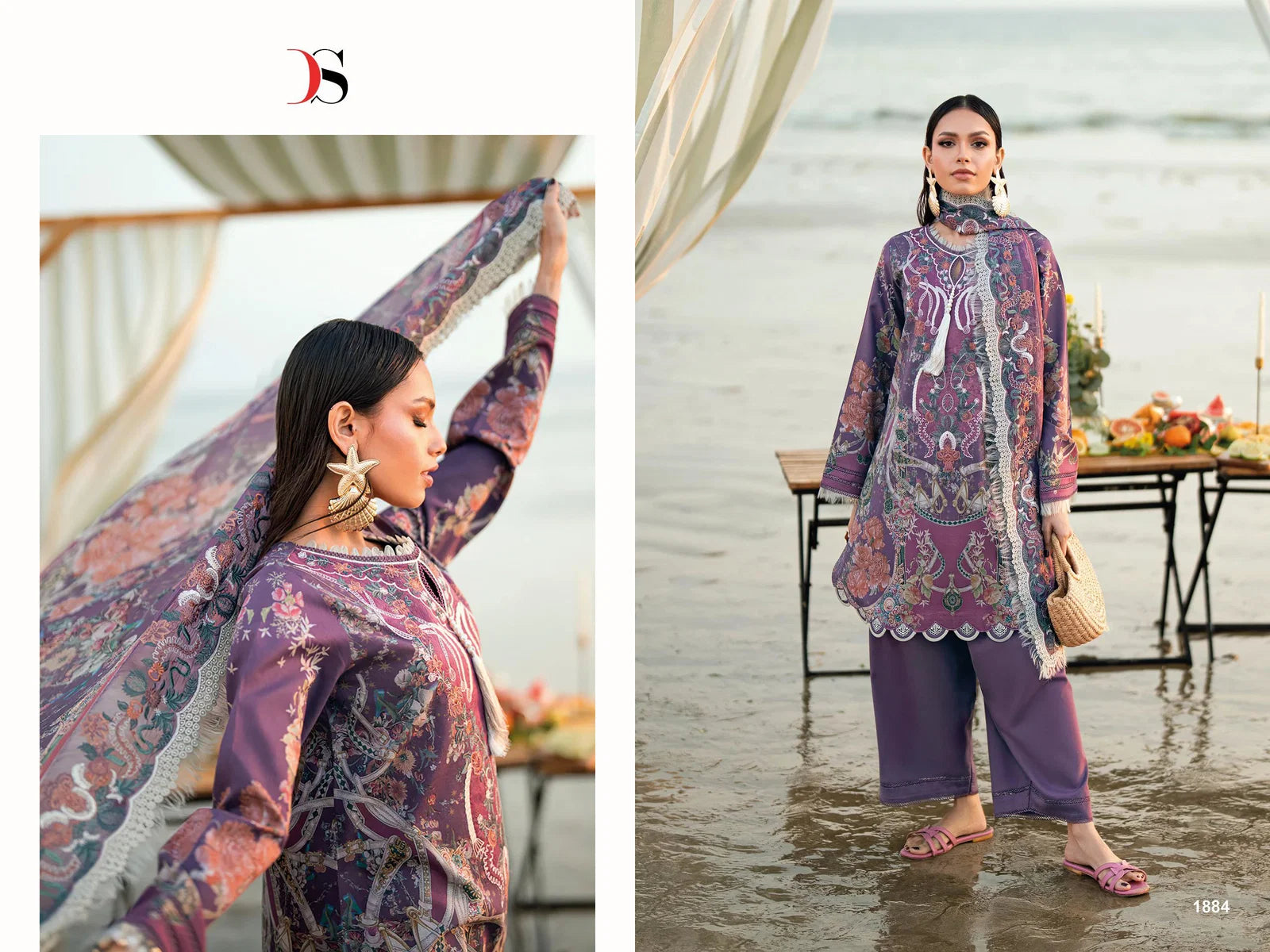 Deepsy Jade Needle Wonder Vol 6 Cotton Dupatta Cotton Embroidered Salwar Kameez
