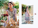 Deepsy Maria B Premium Embroidered Vol 3 Nx Chiffon Dupatta Cotton Embroidered Salwar Kameez