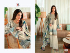 Deepsy Maria B Premium Embroidered Vol 3 Nx Chiffon Dupatta Cotton Embroidered Salwar Kameez