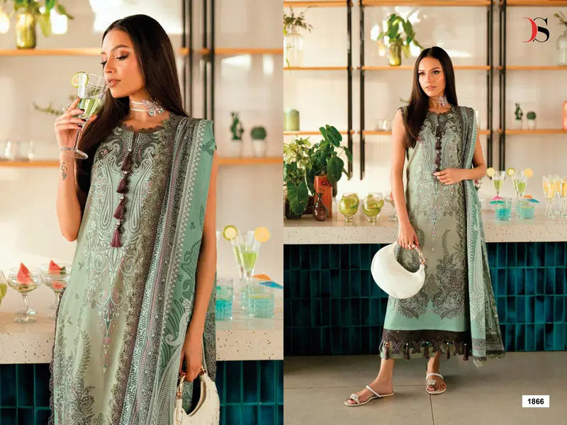 Deepsy Jade Urban Lawn Vol 9 Cotton Dupatta Cotton Pakistani Salwar Kameez