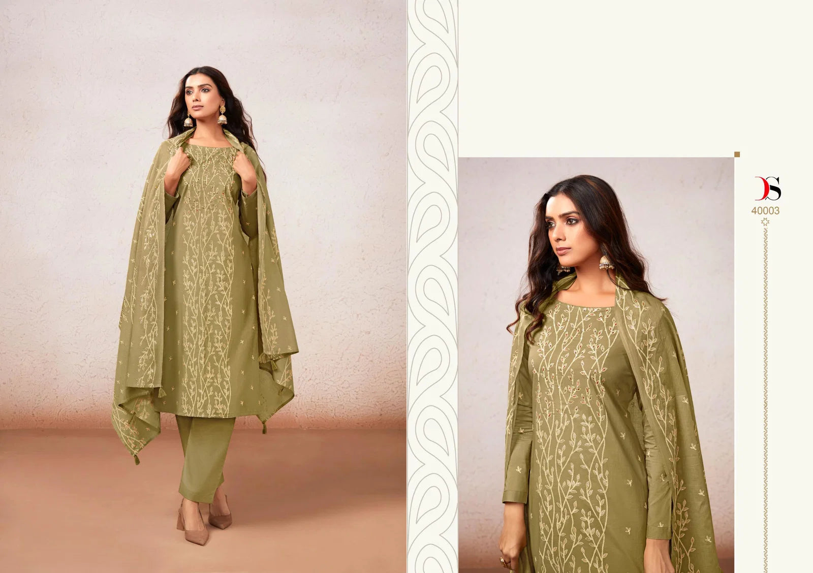 Deepsy Kasti Cotton With Hand Embroidery Work Pakistani Salwar Kameez
