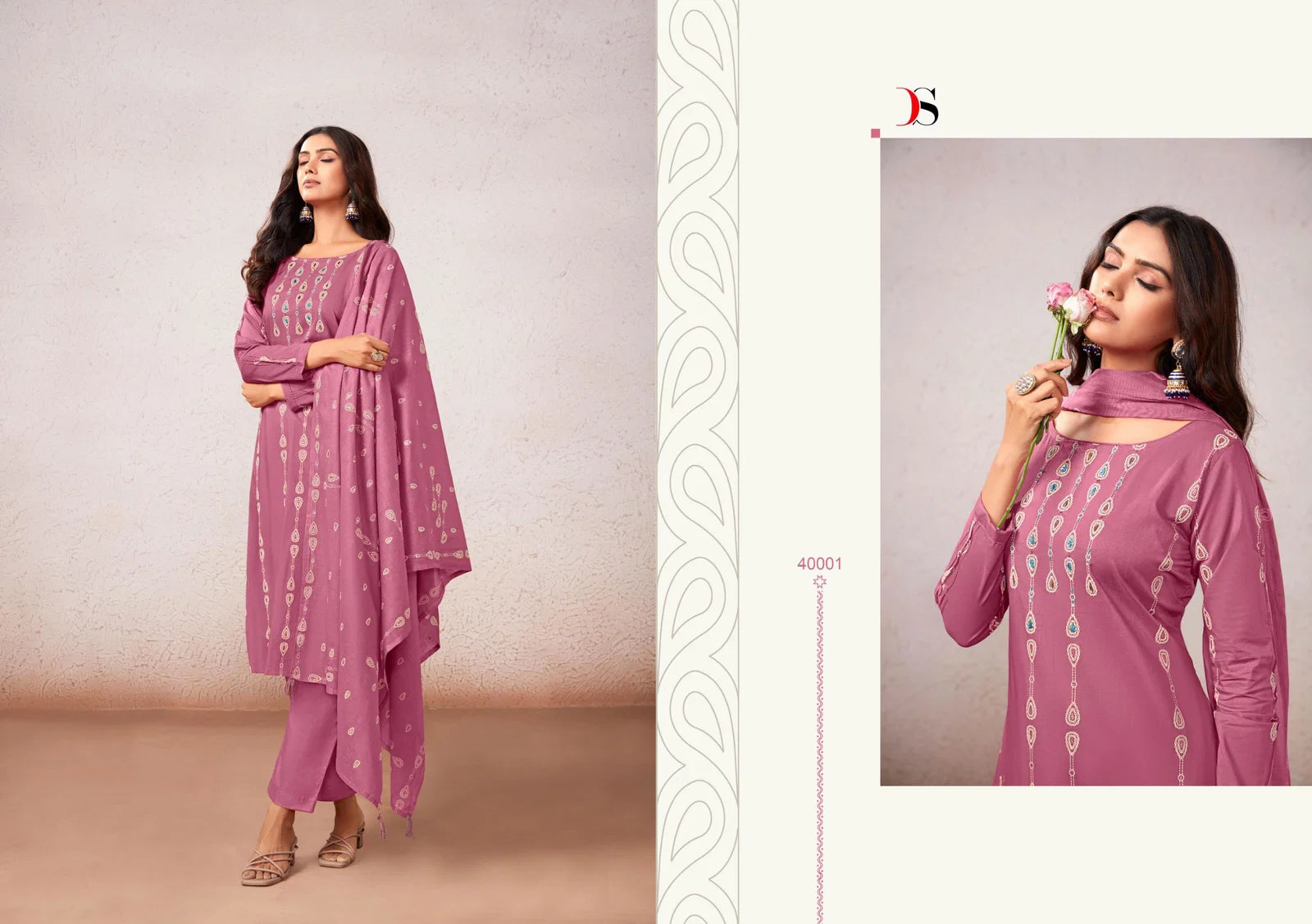 Deepsy Kasti Cotton With Hand Embroidery Work Pakistani Salwar Kameez