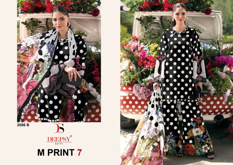 Deepsy M Print Vol 7 Cotton Dupatta Cotton Printed Salwar Kameez