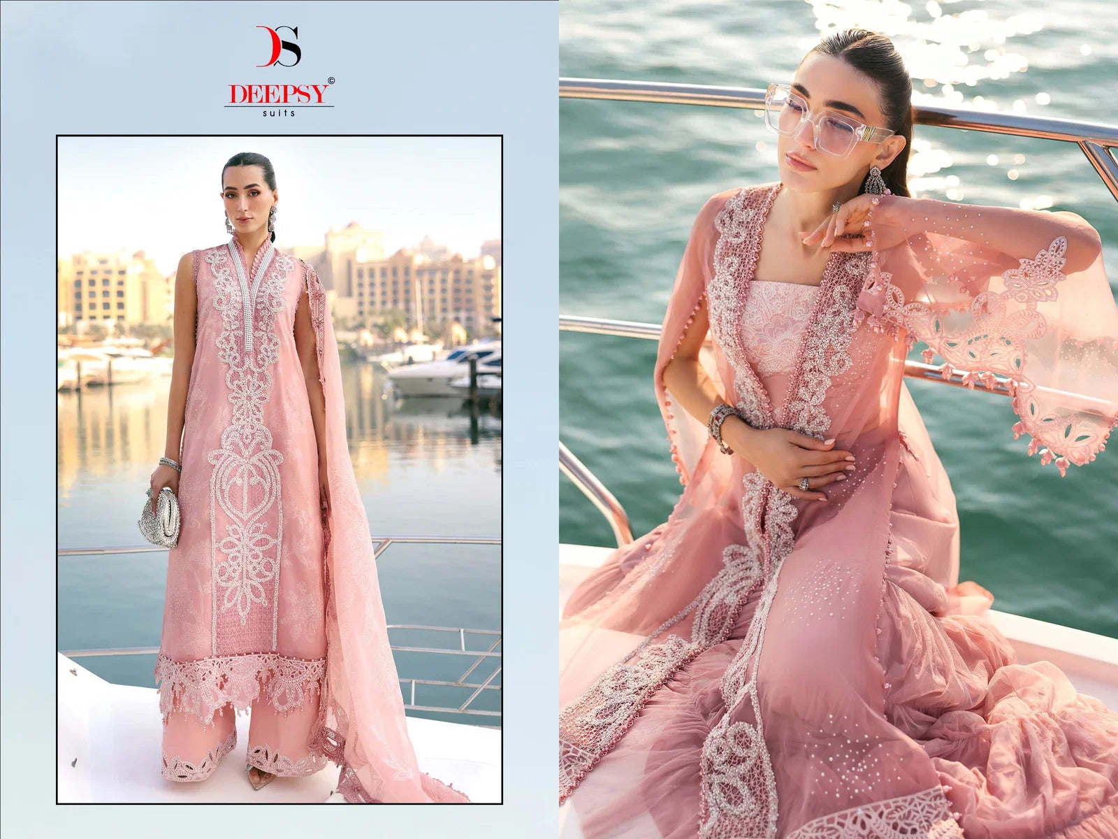 Deepsy Maria B 1911 To 1916 Chiffon Dupatta Cotton Salwar Kameez