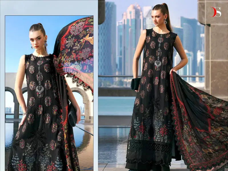 Deepsy Maria B 1911 To 1916 Chiffon Dupatta Cotton Salwar Kameez