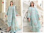 Deepsy Maria B Embroidered Vol 6 Chiffon Dupatta Cotton Embroidered Pakistani Salwar Kameez
