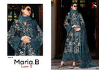 Deepsy Maria B Luxe 1521 Viscose Rayon Embroidery Work Pakistani Salwar Kameez