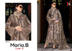 Deepsy Maria B Luxe 1521 Viscose Rayon Embroidery Work Pakistani Salwar Kameez