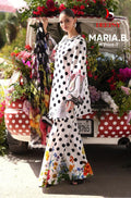 Deepsy Maria B M Print Vol 7 Chiffon Dupatta Cotton Embroidered Salwar Kameez