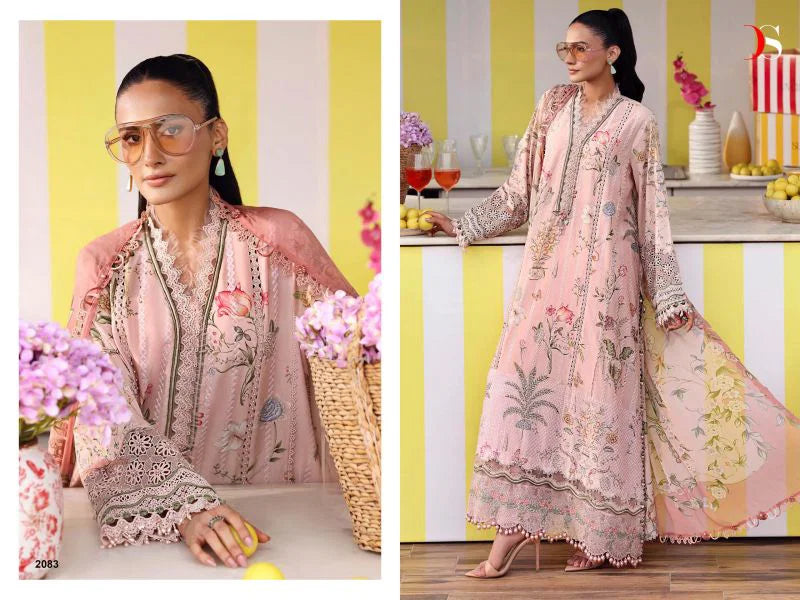 Deepsy Maria B M Print Vol 7 Cotton Dupatta Cotton Embroidered Salwar Kameez Full Catalog available at wholesale rate.